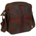 Mala Leather Compact Crossbody Bag Union Jack Vintage Collection