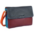 Rowallan of Scotland Ladies Leather Mini Rainbow Cross Body Bag