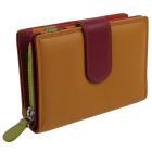 Ladies Tab Flap Over Leather Purse/Wallet by Golunski Graffiti Change Gift Box-Spice