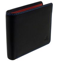 Visconti Leather Mens RFID Wallet Coin Section - Spectrum Collection Tap and Go
