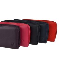 Top Quality Ladies Long Soft Leather RFID Protection Purse Wallet by Mala Gift