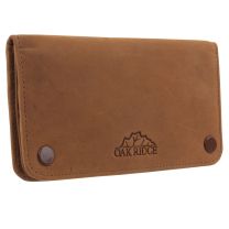 Oakridge Leather Tobacco Pouch with Stud Fastener-Tan