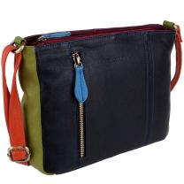 Rowallan of Scotland Ladies Rainbow Leather Shoulder Bag