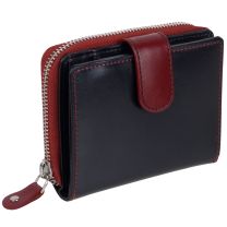 Oakridge Leather Ladies Zip-Around Purse Wallet Two Tone – Ambassador Range