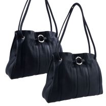 GiGi Leather Ladies 3 Section Shoulder Handbag Juliet Collection