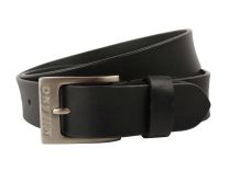 Quality Mens Real Leather Belt 1.25" Wide All Sizes by Milano up to 48 (Black)