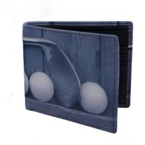 Mala Leather Mens Slim Wallet Retro Golf Gift Boxed Kalmin Collection
