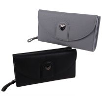 Ladies Premium Mala Leather Flap Over Matinee Purse Cooper Collection