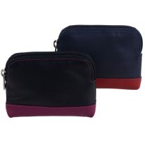 Ladies Soft Leather Coin Purse in Two Colours by Golunski with Credit Card Slots 