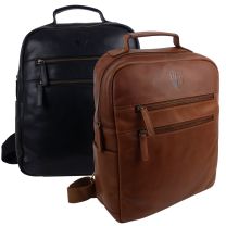 Underwood & Tanner Mens Leather Tablet Backpack/Rucksack