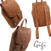 Ladies Soft Leather Gigi Backpack Evening Day Casual Travel Uni  
