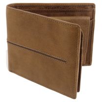 Mens Leather Wallet RFID Protected Wallet by Prime Hide Woodsman Collection Gift Box