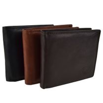 Mens/Gents Stylish Leather  Bi Fold Wallet by London Leather Goods Top Quality