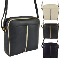 Ladies Leather Compact Cross Body BAG by GiGi Othello Collection Handbag