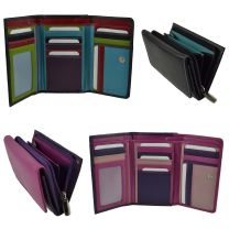 Ladies Real Leather Medium Purse/Wallet By Golunski Gift Womens Handy Multi