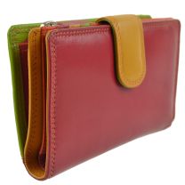 Ladies Tab Medium Leather Purse/Wallet by Golunski Graffiti Gift Box (Spice)