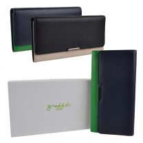 Golunski Leather Ladies Flap Over Purse/Wallet Graffiti Range