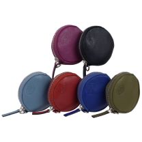 Oakridge Leather Crown Range Round Coin Purse 