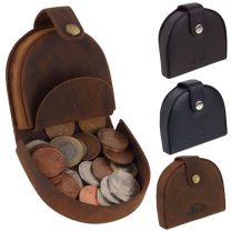Oakridge Leather Mens Tray Coin Purse Pocket Size