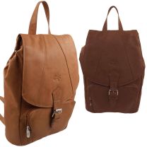 Ladies Soft Leather Gigi Backpack Evening Day Casual Travel Uni  