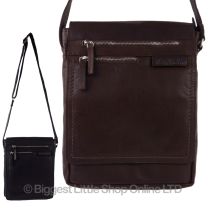 Mens Ladies Buffalo Leather North/South Cross Body BAG by Rowallan of Scotland