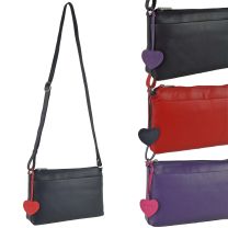 Ladies Leather Cross Body Shoulder by Bag Mala; Anishka Collection Handbag