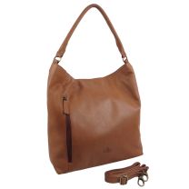 Rowallan of Scotland Tan Leather Ladies Slouch Shoulder Bag