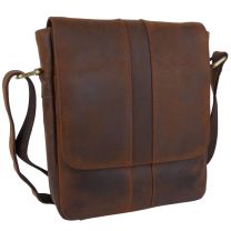 Prime Hide Leather Mens Flap Over Bag Galaxy Collection