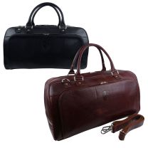 Mens Leather Weekender Holdall by Underwood & Tanner Hansson Travel Overnight Bag