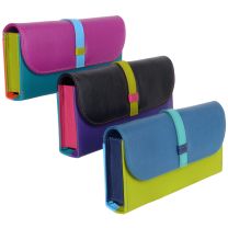 ili New York Colourful Leather Glasses & Sunglasses Case 