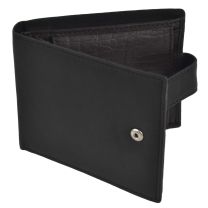 Mens Leather Classic Tabbed Wallet by Oakridge Gift Compact Handy