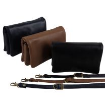 GiGi Leather Ladies Mini Clutch Cross-Body Bag 