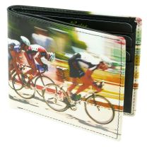 Mens Top Quality Leather Wallet by Retro Cycling Tour De France Gift Boxed