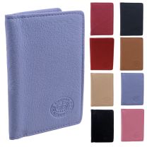London Leathergoods Unisex Credit Card Wallet Assorted Colours