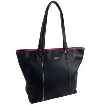 Mala Ladies Tote Shopper Premium Black Leather Luxury Newton Collection
