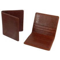 Mens Embossed Leather Credit card Holder By Prime Hide Leather