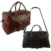 Mens Buffalo Leather Holdall Bag By Prime Hide Trent Collection
